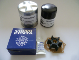 Volvo Penta D1-13 service kit with original Volvo Penta impeller