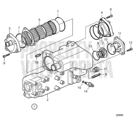 Volvo Penta 3842015 Thermostat D1-13 D1-20 D2-30 D2-40 D2-50 D2-55 D-2-60 D2-75