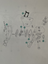 Volvo Penta AD31 MD31 TMD31 TAMD31 AD41 TMD41 TAMD41 thermostat 3831424