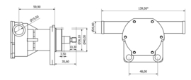 Volvo Penta D1-20 Volvo Penta D2-40F impellerpomp