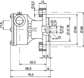 Ruggerini MM250 Ruggerini RM270 impellerpomp