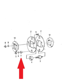 Volvo Penta 802976 Afstandbus