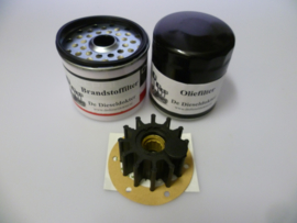 Volvo Penta MD21A service set (met oliefilter Volvo Penta 3517857 impeller spline)