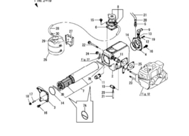 Yanmar 2GM20F EU Yanmar 3GM30F EU warmtewisselaar pakking