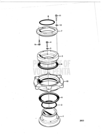Volvo Penta 110S saildrive o-ring nr 2925262