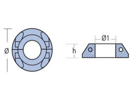 Max Prop Saildrive anode