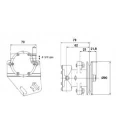 Yanmar 2GM20 3GM30 3HM30 QM 3YM20 3YM30 impellerpomp