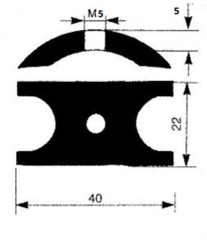 Johnson F4b 5mm cam Johnson 01-42389 cam en Jabsco 10818-0000 cam