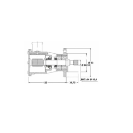 Iveco 8265 impellerpomp