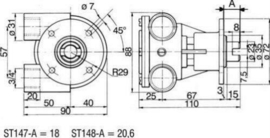 Arona AD395 Arona AD4100 impellerpomp