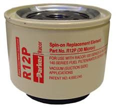 Racor R12P replacement filter for diesel filter water separator