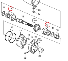 Volvo Penta 120C-D 120S-E 120S 120S-B S120C bearing Volvo Penta 3854249
