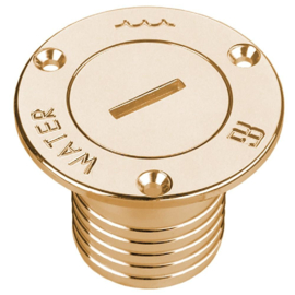 Deck filler cap Water 38mm brass