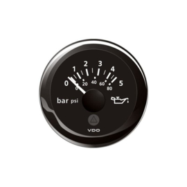 VDO Öldruckmesser 0-5 bar schwarz