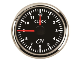 CN Clock black chrome