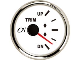 CN Trim meter white chrome