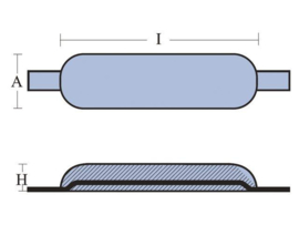 Technoseal Anode Zink mit Stahlschweißband Typ 1 2,2 kg