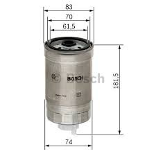 Bosch 1457434150 brandstoffilter