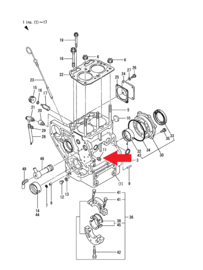 Yanmar 2GM20 plug 23873-020000
