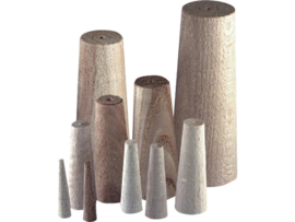 Houten pluggen set 10 stuks