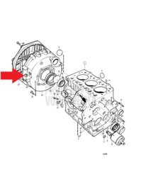 Volvo Penta plug vliegwielhuis 861848
