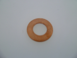 Gasket for breather screw fuel filter housing with screw-on filter