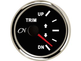 CN Trim gauge black / chrome