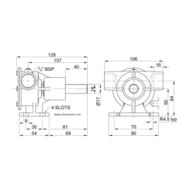 Jabsco 52040-2001 52040 impeller pump