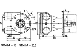 Iveco 8041 impeller pump