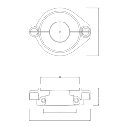 Volvo Penta 130S 150S sail drive magnesium anode Volvo Penta 22651246