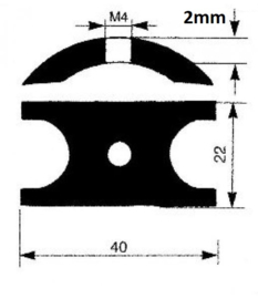 Johnson F4b Kamm 2 mm Johnson 01-45084 Jabsco 2441-0001