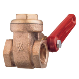 Quick shut-off valve 3/8" bronze