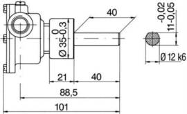 Farymann A30 Farymann A40 Farymann L30 impellerpomp