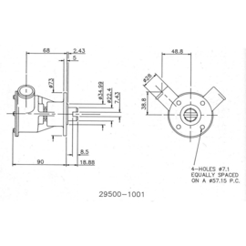 Jabsco 29500-1001 impellerpomp