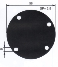 Impellerpomp deksel Johnson F35, Johnson 01-43239, Jabsco 29305