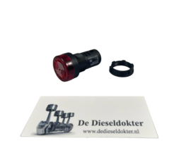 Alarm buzzer met rood lamp 12 Volt