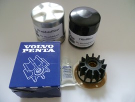 Volvo Penta D2-55 service kit with original Volvo Penta impeller
