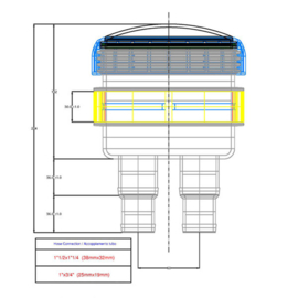 Allpa wierfilter koelwaterfilter wierpot 19-25mm aansluiting