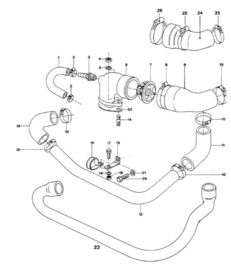 Vetus M3.10 M4.14 slang voor thermostaat STM3094