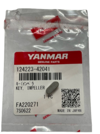 Yanmar 124223-42040 impeller key 2GM20F 3GM30F 3HM2QM20