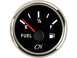 CN Fuel gauge chrome / black