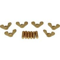 Impeller pump wing nut set M5 x M5 (6 pieces)