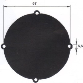 Impeller pump cover Johnson F5B-9 Johnson F6B-9 Volvo Penta 841609