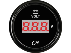CN Digitale voltmeter zwart