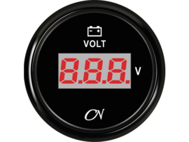 CN Digital voltmeter black