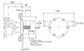 Vetus M3.09 Vetus M3.28 Vetus M4.15 Vetus M4.20 impellerpomp