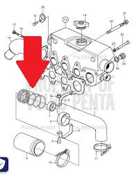 Volvo Penta veer luchtfilter 3580510