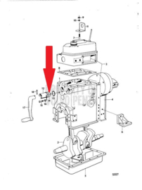 Volvo Penta MD6 and MD7 gasket manual starter