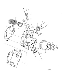 Volvo Penta MD2030 water pump gasket NR3