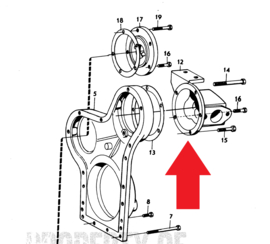 Volvo Penta 859067 3875386 pakking deksel